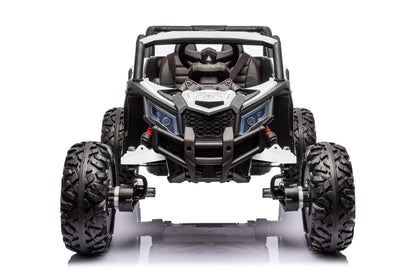 Licensed Can-Am 12V Bombardier Kids Ride-On Buggy With Leather Seat and Rubber Wheels - Littletrax Kids Electric Bikes