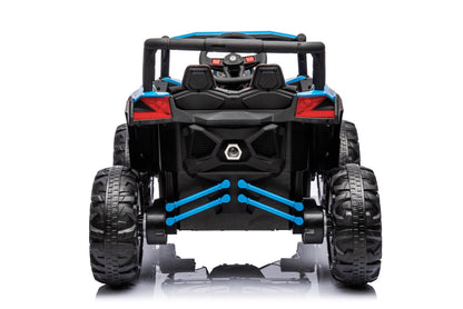 Licensed Can-Am 12V Bombardier Kids Ride-On Buggy With Leather Seat and Rubber Wheels - Littletrax Kids Electric Bikes