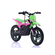 RFN Warrior Kids SX-E500 Electric Dirt Bike in Green/Pink