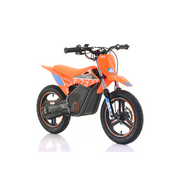 RFN Warrior Kids SX-E500 Electric Dirt Bike in Orange/Blue