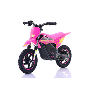 RFN Warrior Kids SX-E400 Electric Dirt Bike in Pink/Yellow