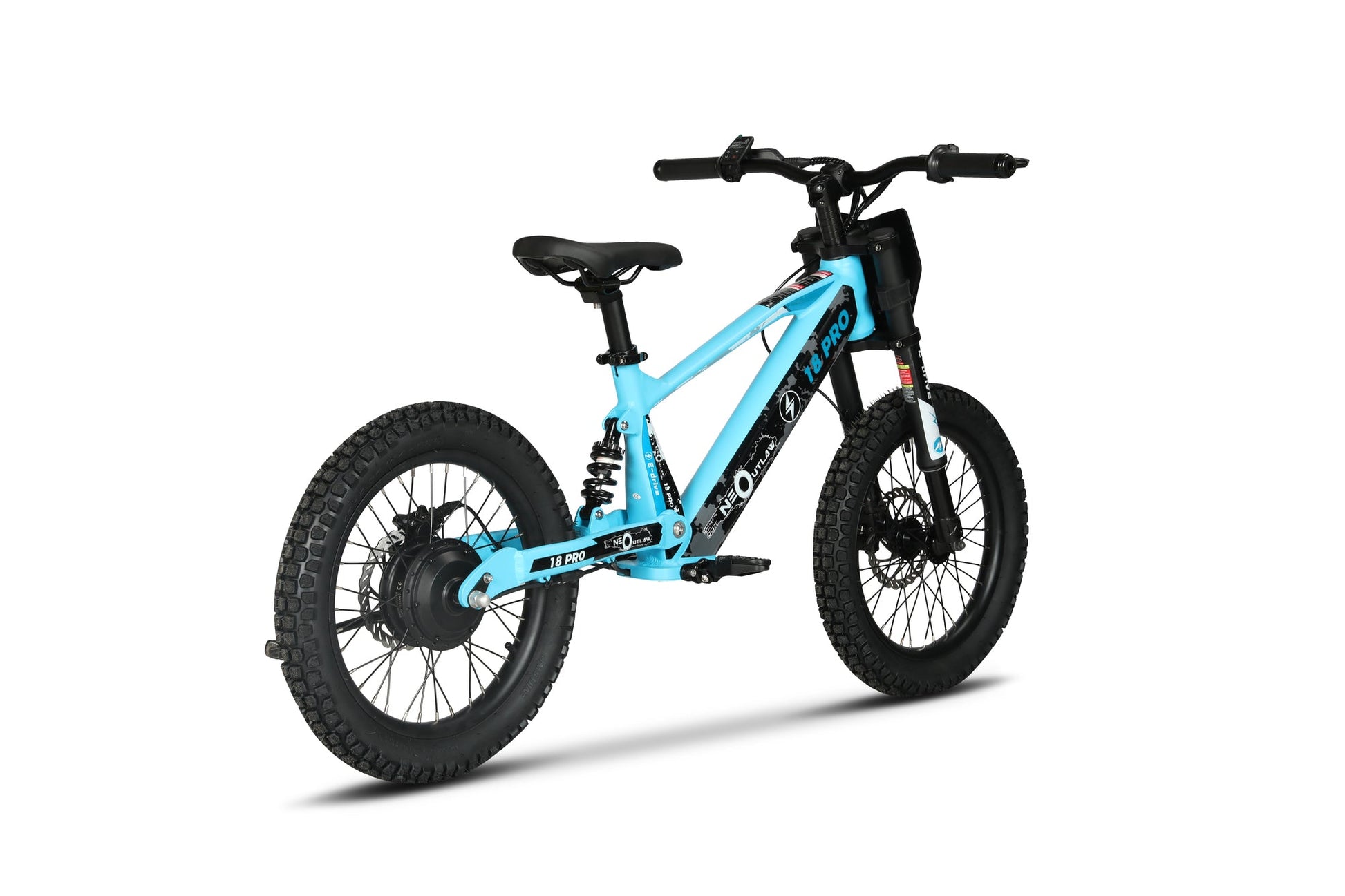 Neo Outlaw Surge 18 inch Kids Electric Motor Bike - Littletrax Kids Electric Bikes
