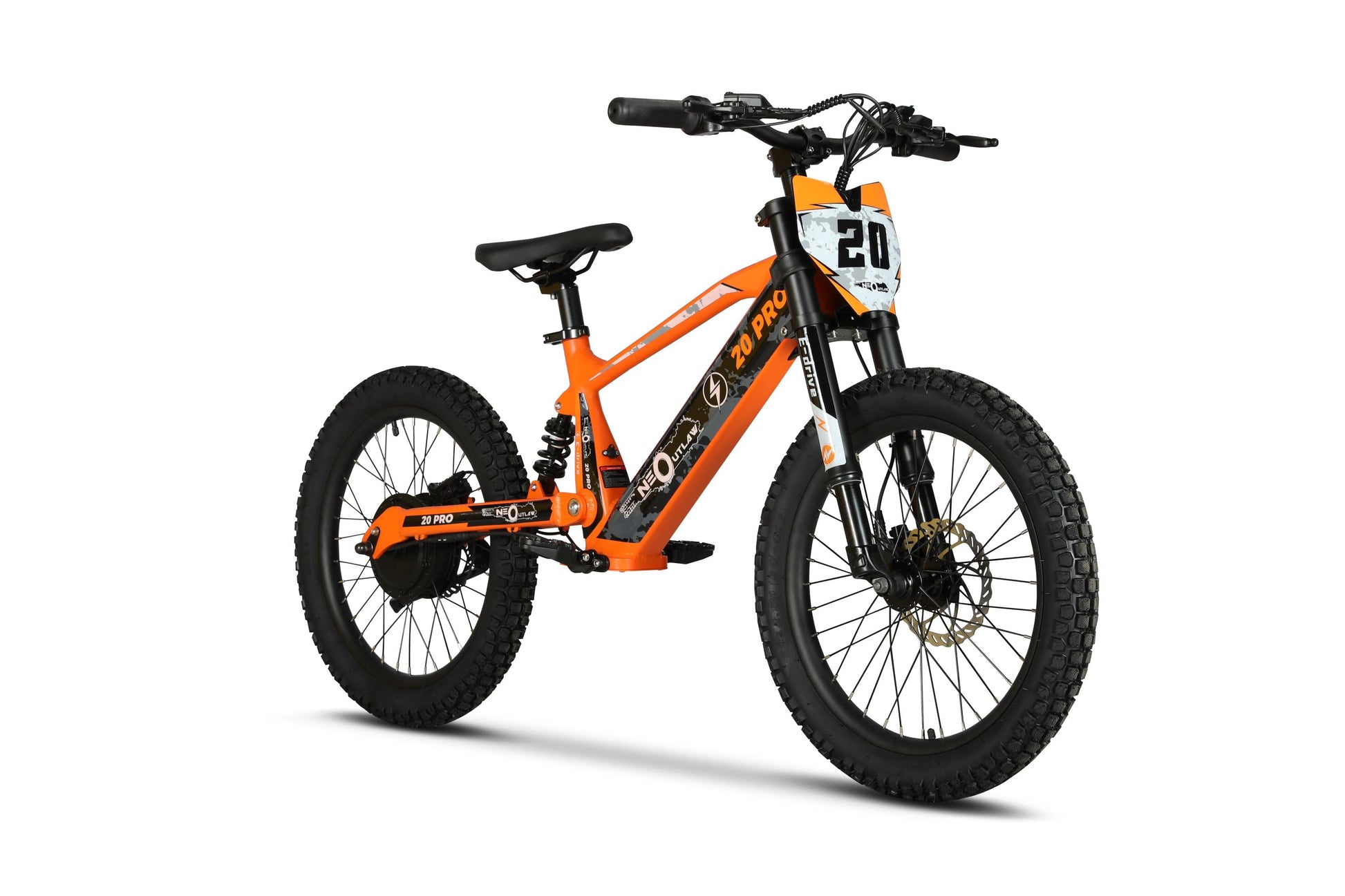 20" Kids Electric Motor Bike: - Littletrax Kids Electric Bikes