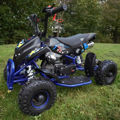 50cc Petrol Kids Mini Quad Bike 2 Stroke Petrol Quad ATV Off Road Rockstar mini dirt bike - MotoX1 Motocross ATV 