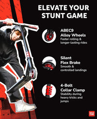 Black - Deluxe Stunt Scooter