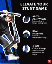 Navy - Deluxe Stunt Scooter