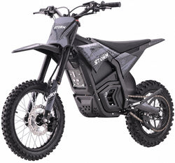 Storm 3000W 48V Electric Dirt Bike 14/12 - Black