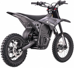 Storm 3000W 48V Electric Dirt Bike 14/12 - Black - view 2