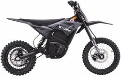Storm 3000W 48V Electric Dirt Bike 14/12 - Black - view 3