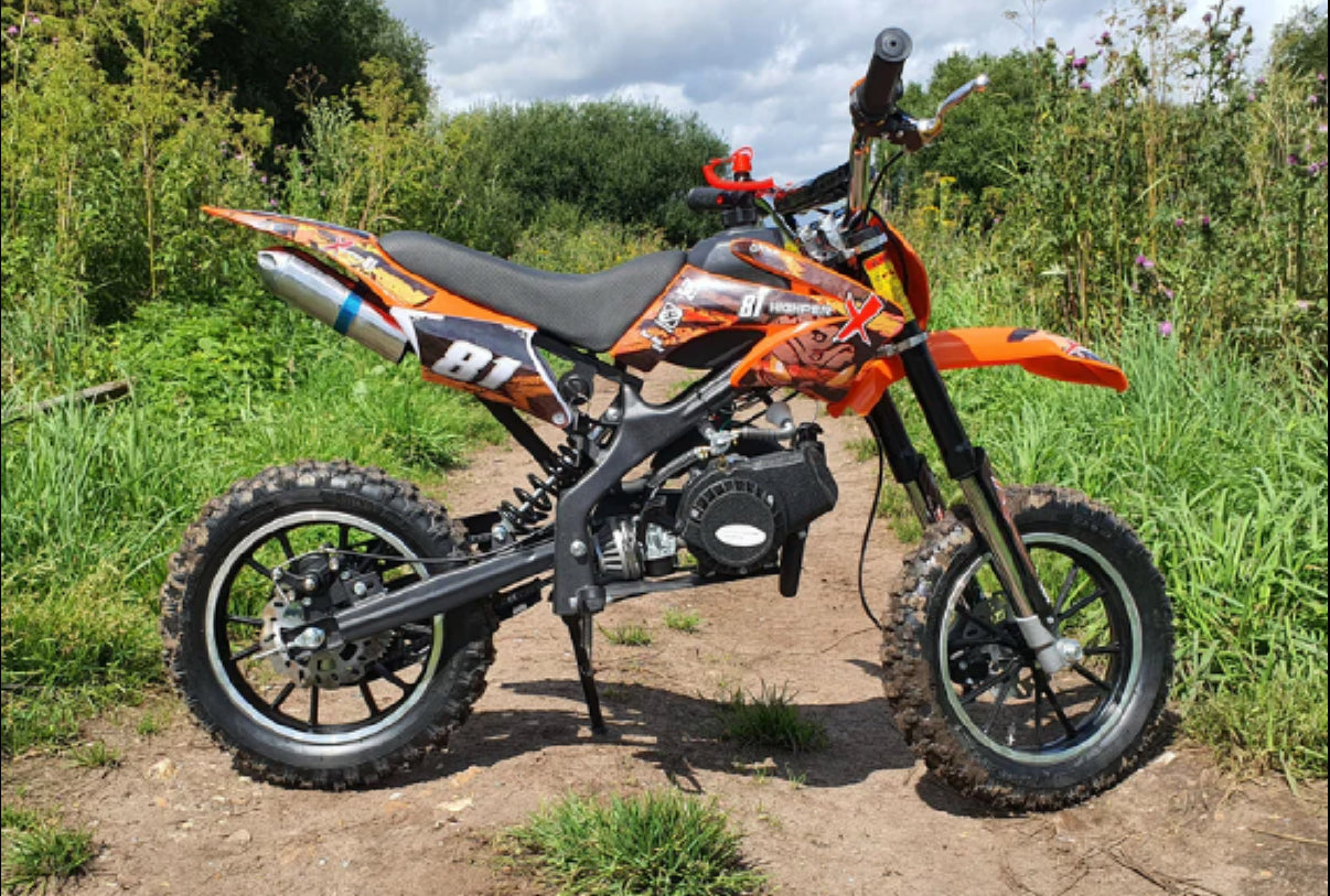 NEW 50cc Kids Mini Dirt Bike KXD01 PRO! - Littletrax Kids Electric Bikes