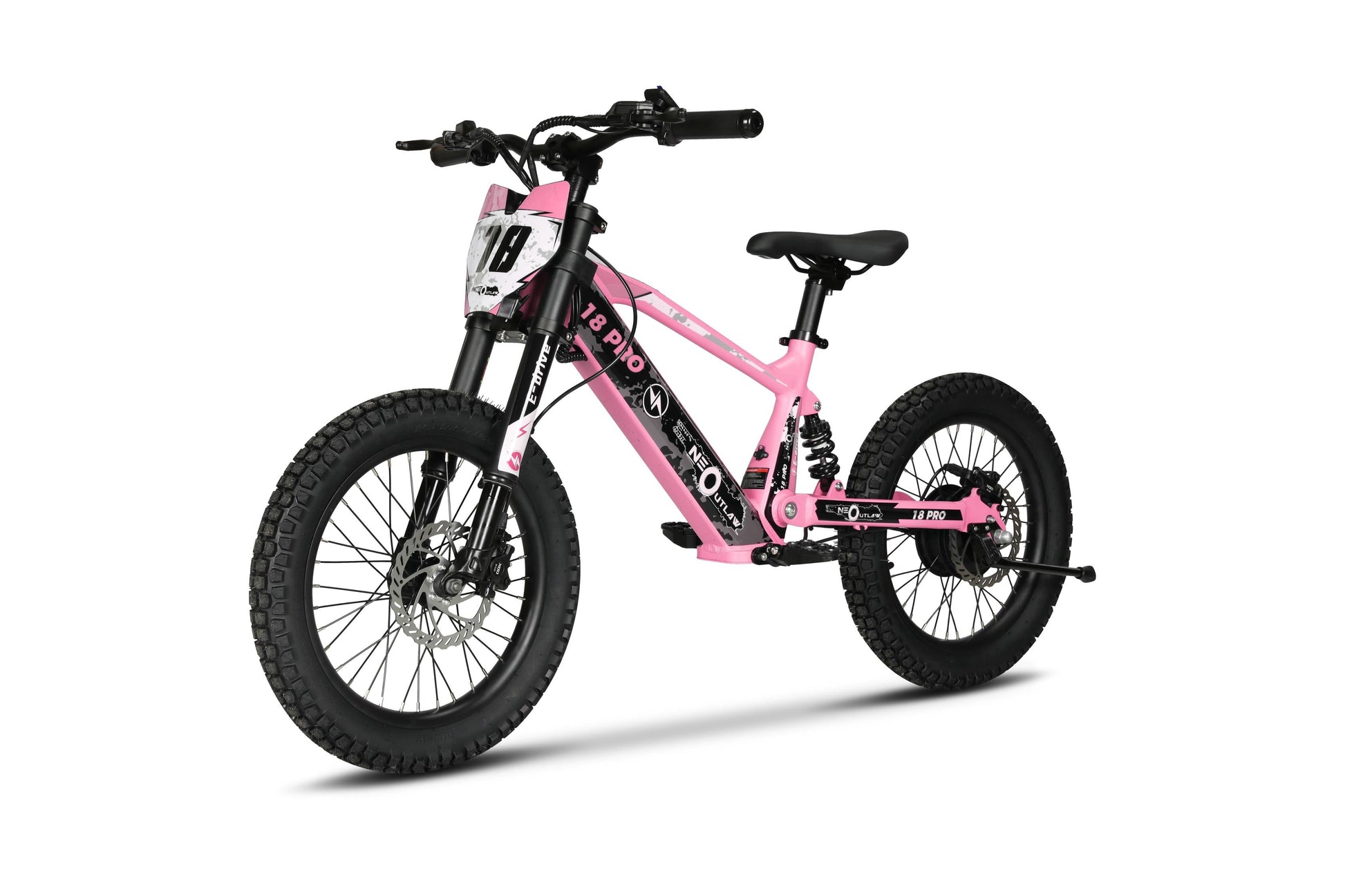 Neo Outlaw Surge 18 inch Kids Electric Motor Bike - Littletrax Kids Electric Bikes