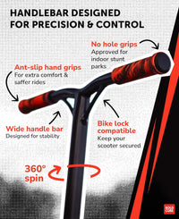 Black - Deluxe Stunt Scooter