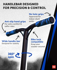 Navy - Deluxe Stunt Scooter