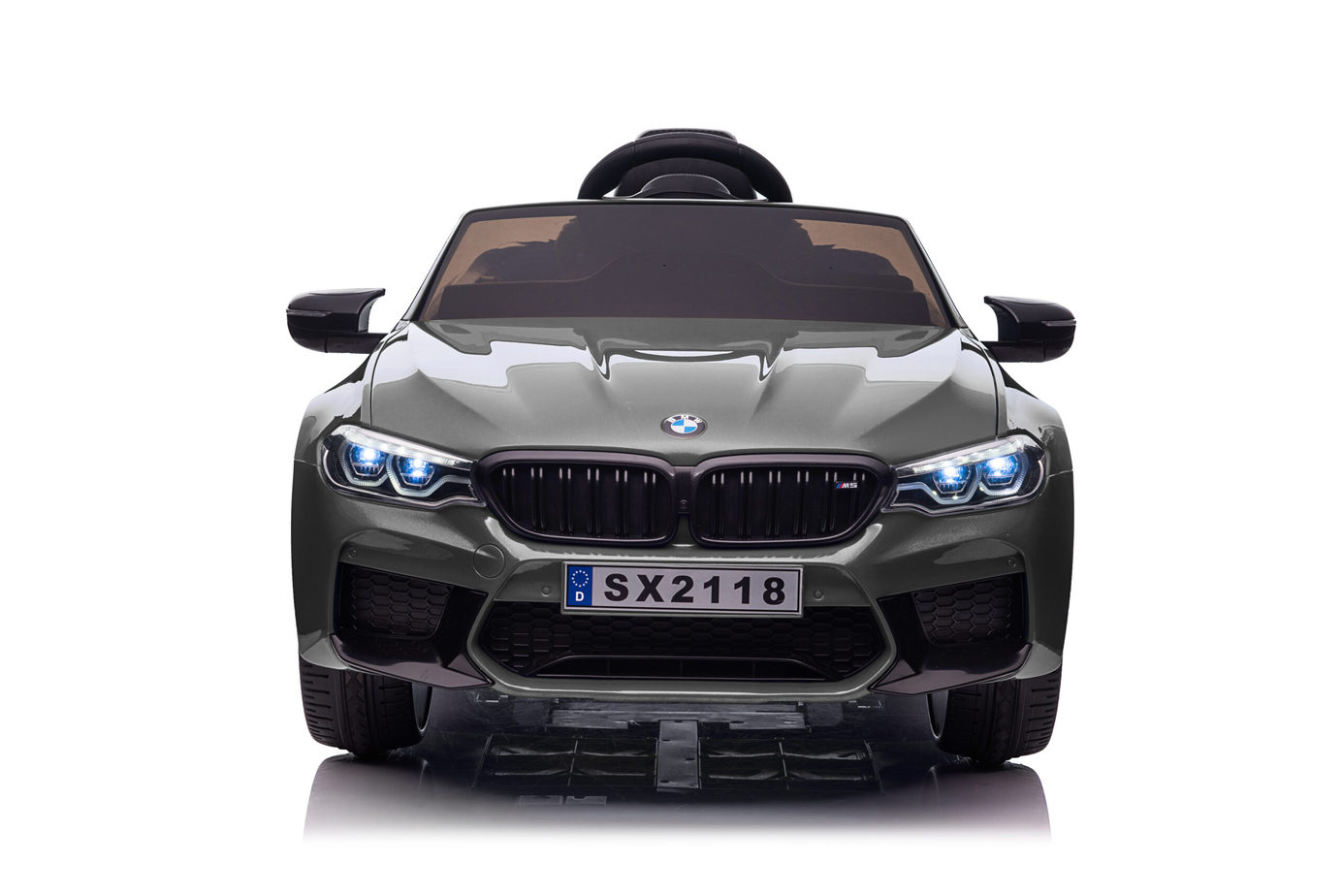 BMW M5 Kids Ride on Electric Car 12v With leather Seats and Eva Wheels - Littletrax Kids Electric Bikes