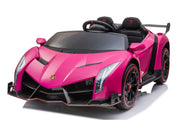 Kids Lamborghini Veneno 24V 2 Seater Electric Ride-On Car with Parental Remote Control