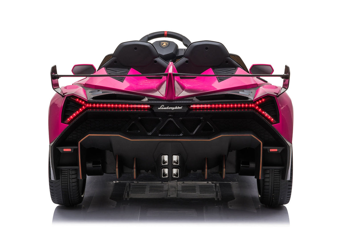 Kids Lamborghini Veneno 24V 2 Seater Electric Ride-On Car with Parental Remote Control