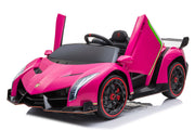 Kids Lamborghini Veneno 24V 2 Seater Electric Ride-On Car with Parental Remote Control