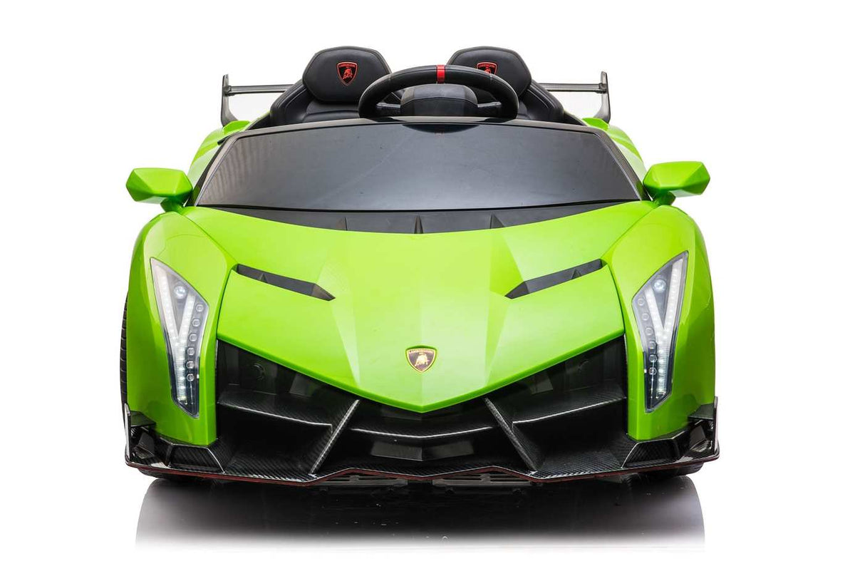 Kids Lamborghini Veneno 24V 2 Seater Electric Ride-On Car with Parental Remote Control