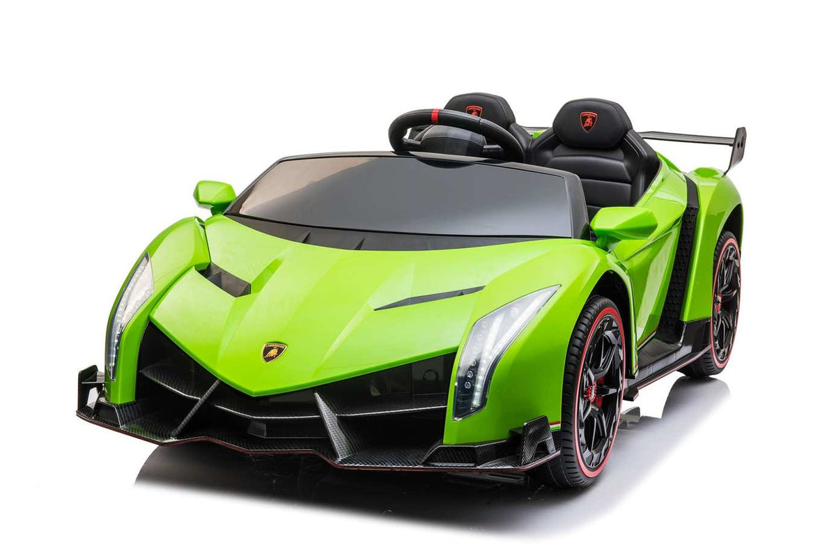 Kids Lamborghini Veneno 24V 2 Seater Electric Ride-On Car with Parental Remote Control