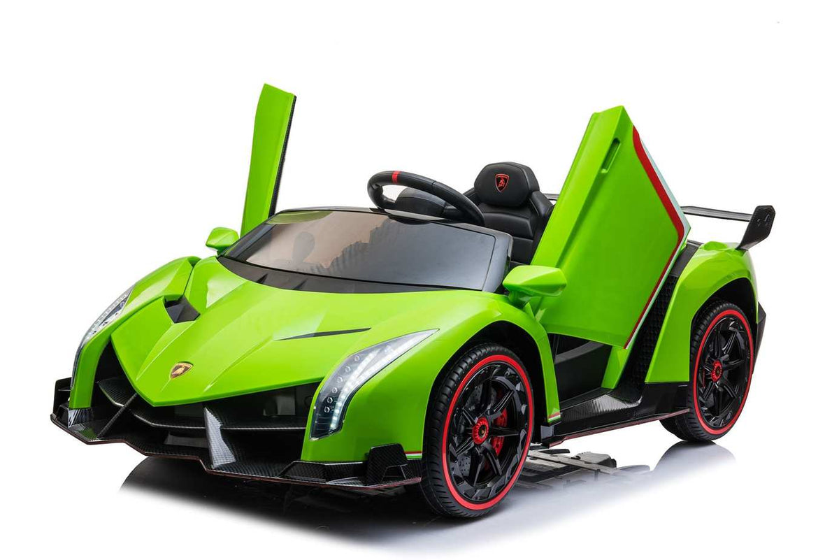 Kids Lamborghini Veneno 24V 2 Seater Electric Ride-On Car with Parental Remote Control