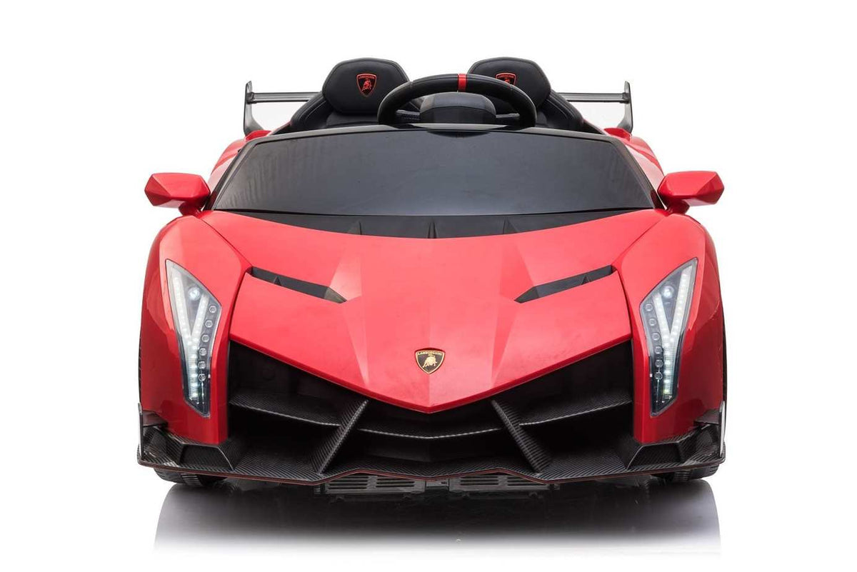 Kids Lamborghini Veneno 24V 2 Seater Electric Ride-On Car with Parental Remote Control