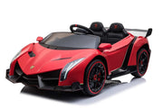 Kids Lamborghini Veneno 24V 2 Seater Electric Ride-On Car with Parental Remote Control