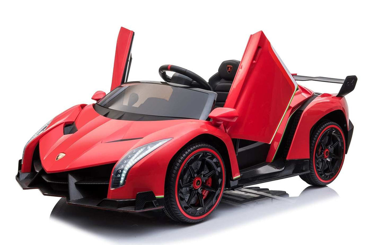 Kids Lamborghini Veneno 24V 2 Seater Electric Ride-On Car with Parental Remote Control