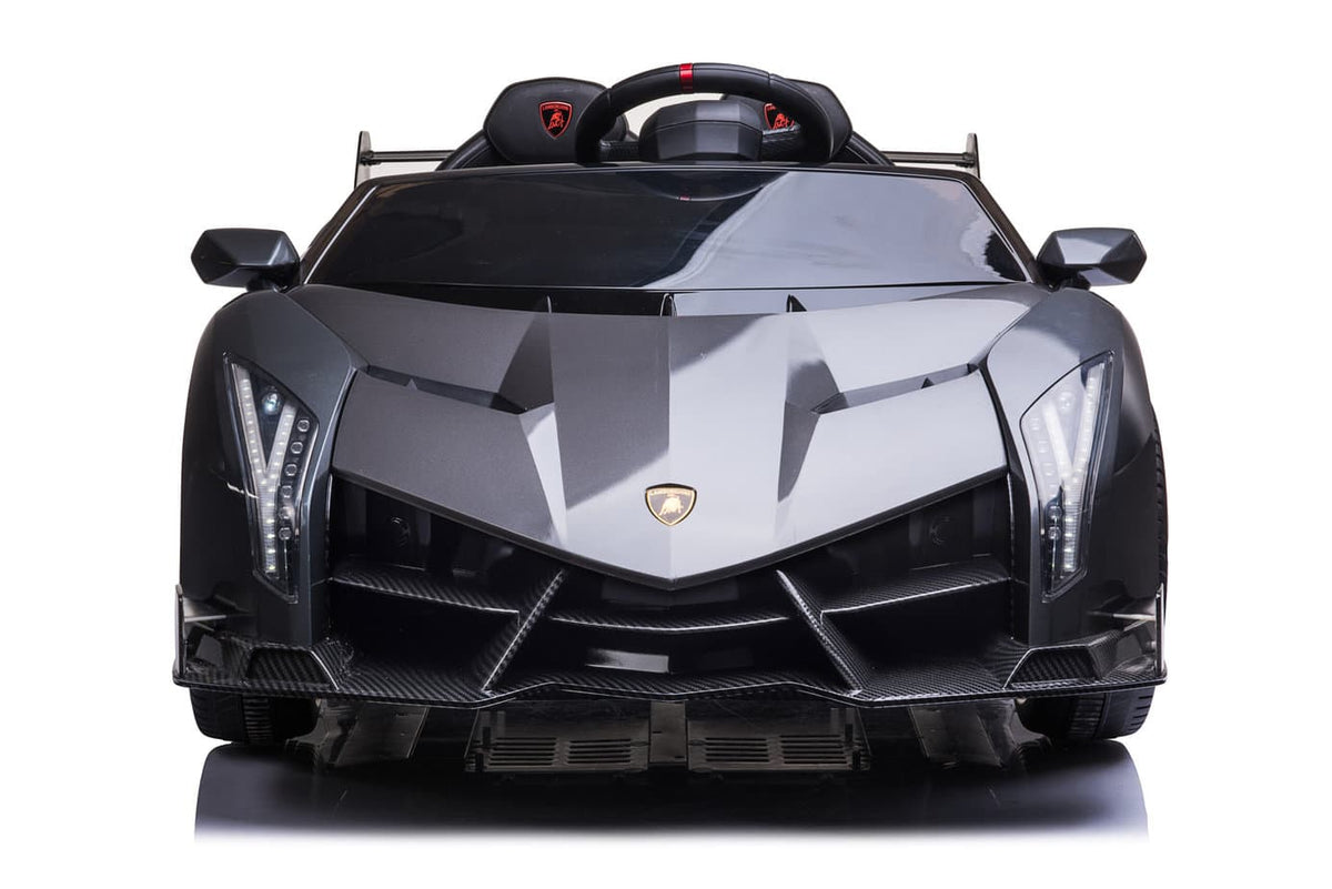 Kids Lamborghini Veneno 24V 2 Seater Electric Ride-On Car with Parental Remote Control