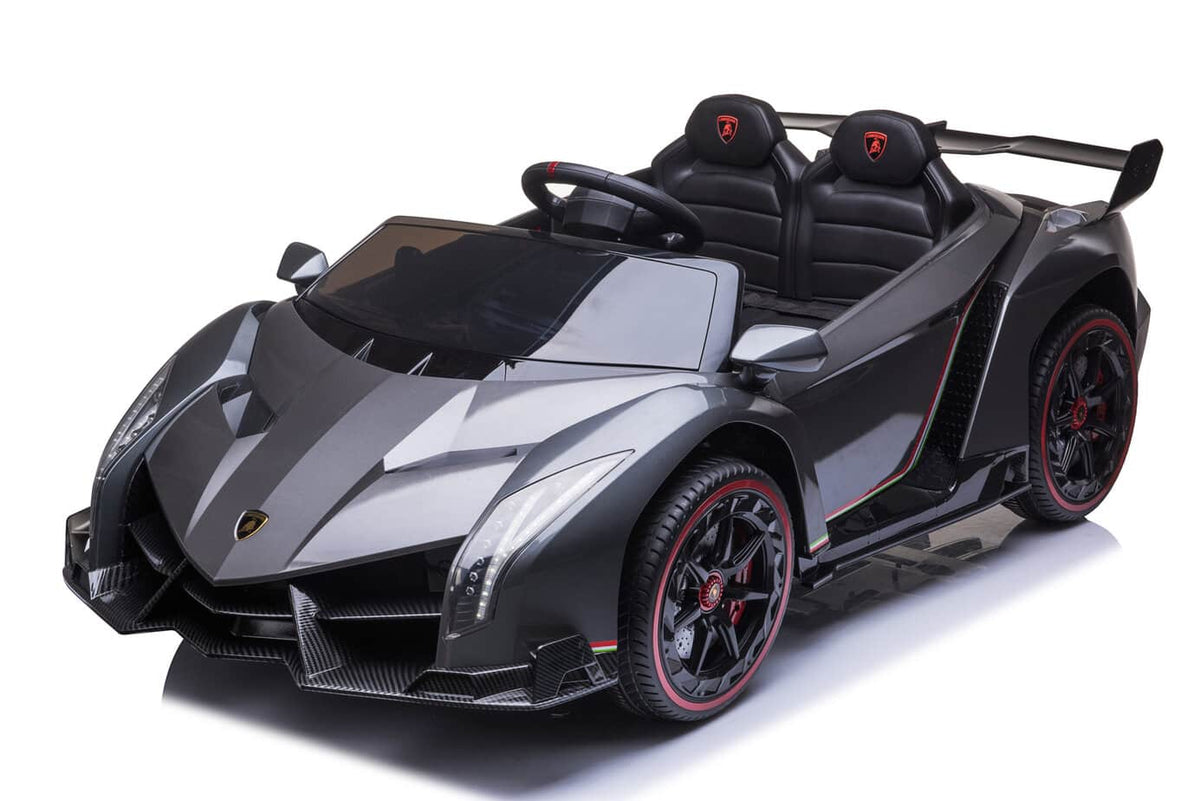 Kids Lamborghini Veneno 24V 2 Seater Electric Ride-On Car with Parental Remote Control