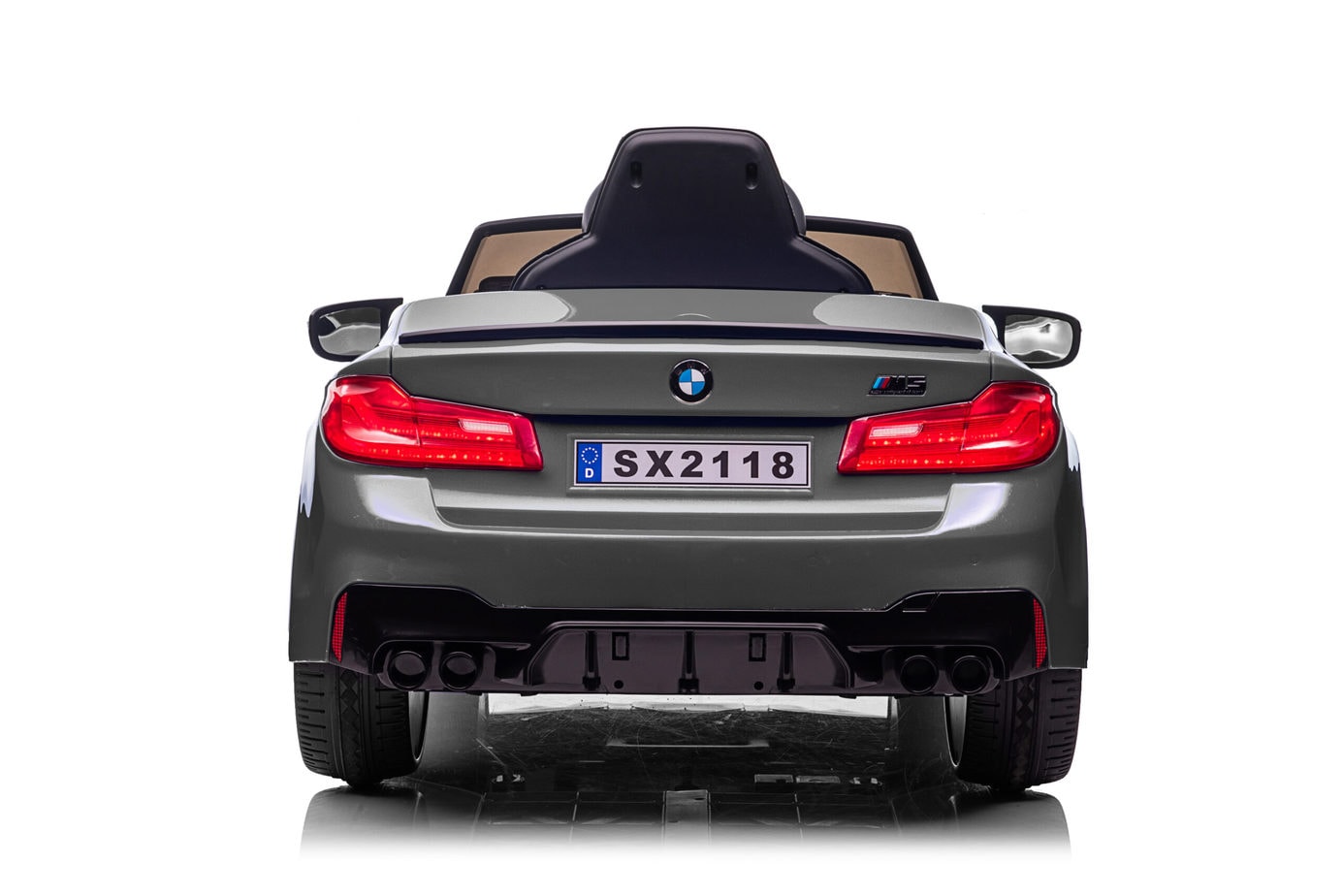 BMW M5 Kids Ride on Electric Car 12v With leather Seats and Eva Wheels - Littletrax Kids Electric Bikes