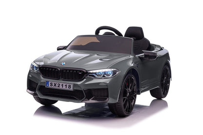 BMW M5 Kids Ride on Electric Car 12v With leather Seats and Eva Wheels - Littletrax Kids Electric Bikes
