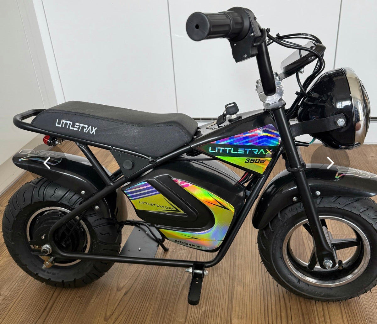 Littletrax 350W Kids Electric Bike – Ages 3 to 12+ ride on motorbike scooter
