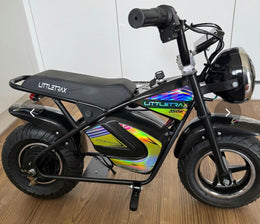 Littletrax 350W Kids Electric Bike – Ages 3 to 12+ ride on motorbike scooter