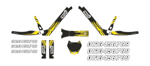 Revvi 20” MX Graphics kit / sticker kit - Littletrax Kids Electric Bikes