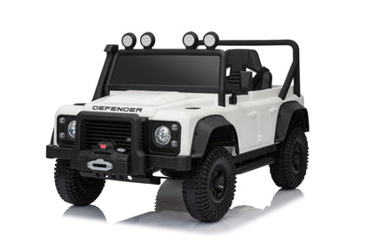Kids Land Rover Defender 24V Ride-On with Remote - Littletrax Kids Electric Bikes