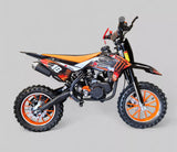 New 50cc kids dirt bike, off road scrambler petrol - MotoX1 Motocross ATV 