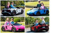 2 Seater Lamborghini SVJ 24V XXL Ride on Sports Car Massive Size