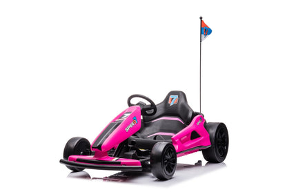 Drift King Go Kart 24v Kids Electric Go Kart That Drifts - A035 - Littletrax Kids Electric Bikes