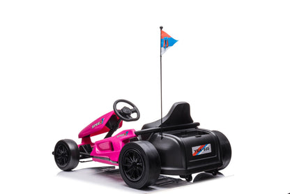 Drift King Go Kart 24v Kids Electric Go Kart That Drifts - A035 - Littletrax Kids Electric Bikes