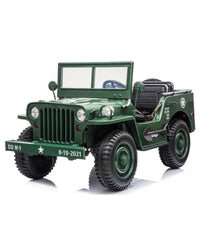 3 Seater Hotchkiss Willys Jeep Ride On 24v