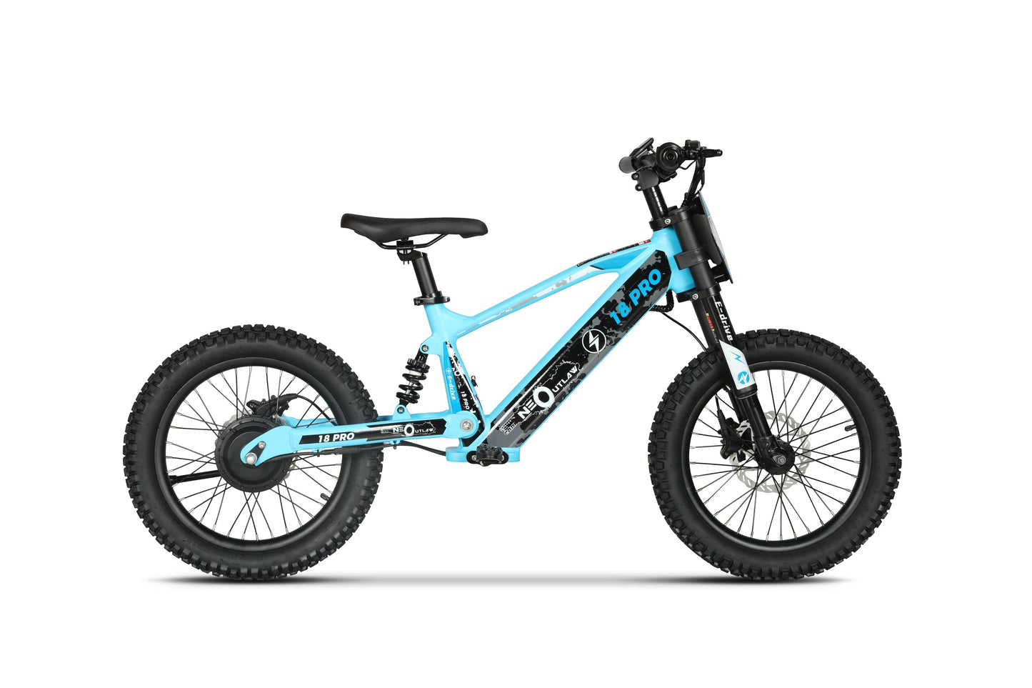 Neo Outlaw Surge 18 inch Kids Electric Motor Bike - Littletrax Kids Electric Bikes