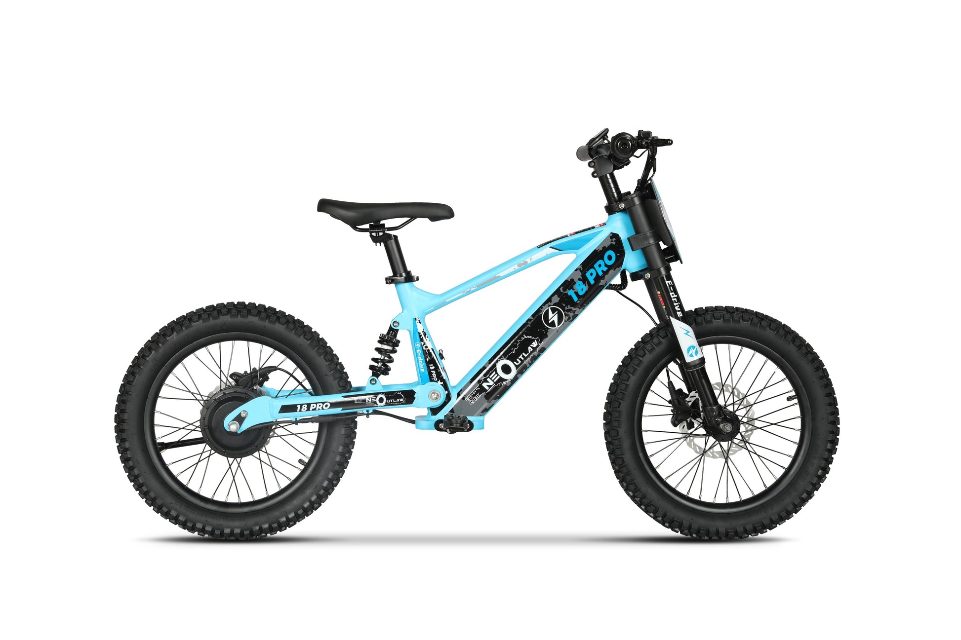 Neo Outlaw Surge 18 inch Kids Electric Motor Bike - Littletrax Kids Electric Bikes