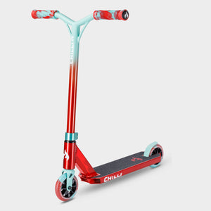 Chilli Base Jumpstart Stunt Scooter: Red/Teal