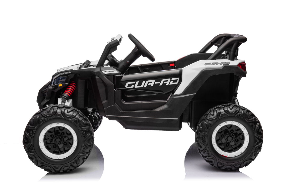 Licensed Can-Am 12V Bombardier Kids Ride-On Buggy With Leather Seat and Rubber Wheels - Littletrax Kids Electric Bikes