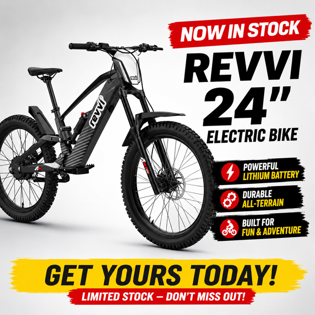 New Revvi 24" Electric bike