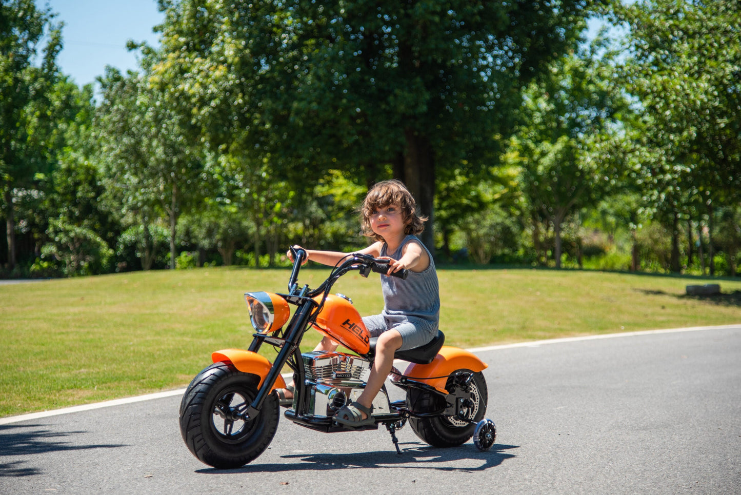 Neo Outlaw Electro Cruiser High Powered Kids Electric Motorbike - Littletrax Kids Electric Bikes