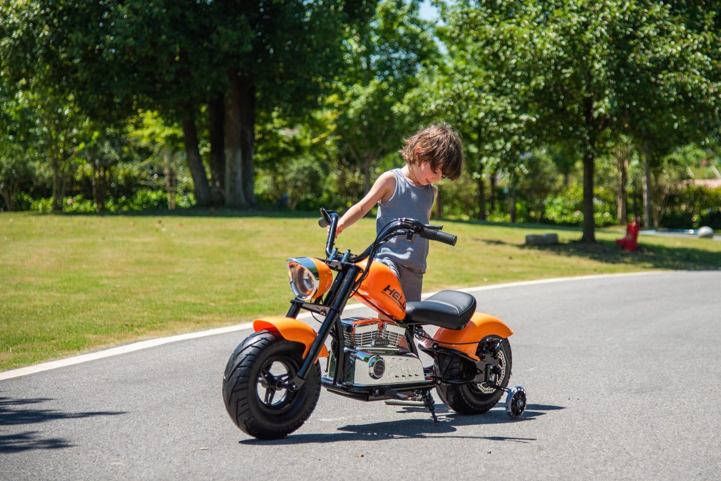 Neo Outlaw Electro Cruiser High Powered Kids Electric Motorbike - Littletrax Kids Electric Bikes