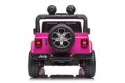 Kids ride-on Jeep Wrangler Rubicon 12v with Leather Seats and Eva Wheels