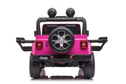 Kids ride-on Jeep Wrangler Rubicon 12v with Leather Seats and Eva Wheels