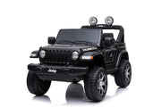 Kids ride-on Jeep Wrangler Rubicon 12v with Leather Seats and Eva Wheels